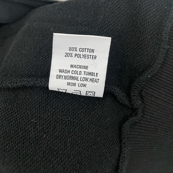 PINK DOLPHIN HOODIE BLACK COLOR SIZE MEDIUM - Picture 2 of 10